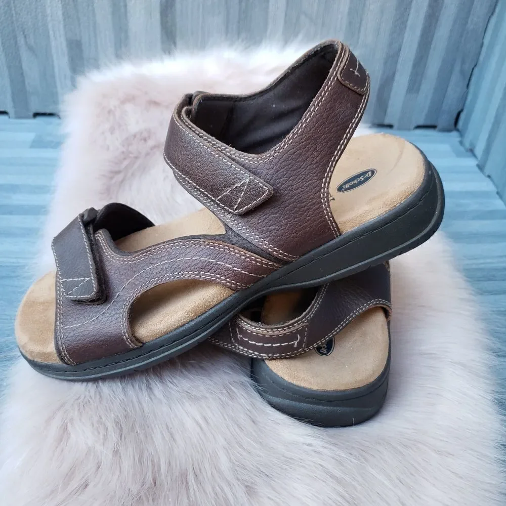 Dr Scholls Brown Zachary Memory Foam Men's sandals
